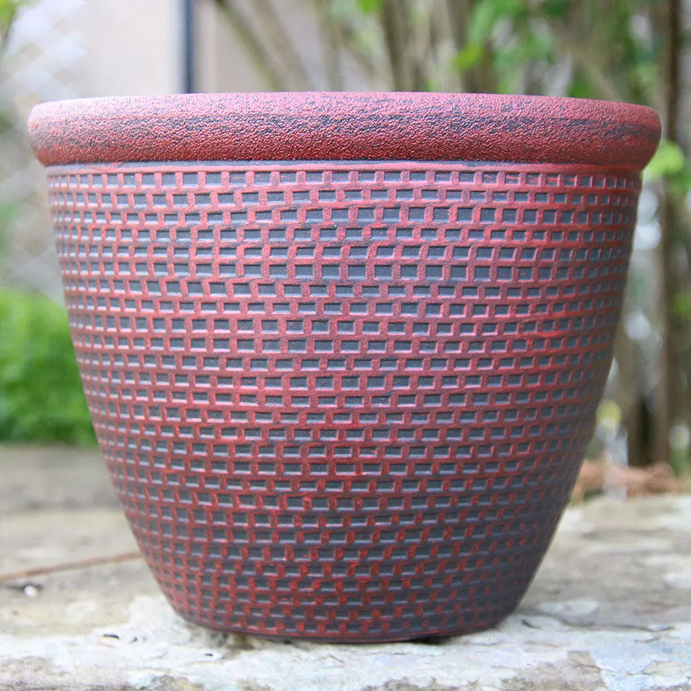 36cm Cromarty Antique Copper Plant Pot