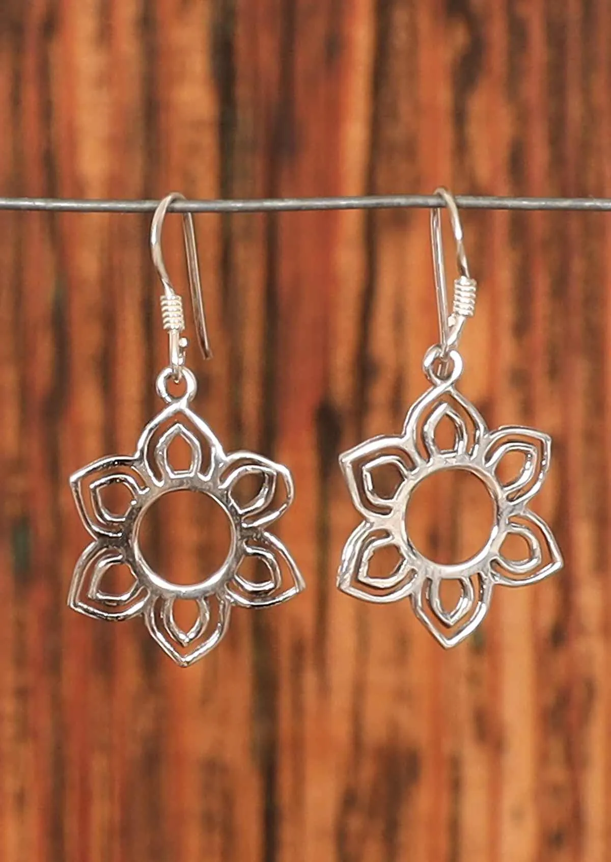 Abloom Silver Earrings