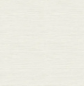 Agave Light Grey Faux Grasscloth Wallpaper from the Thoreau Collection
