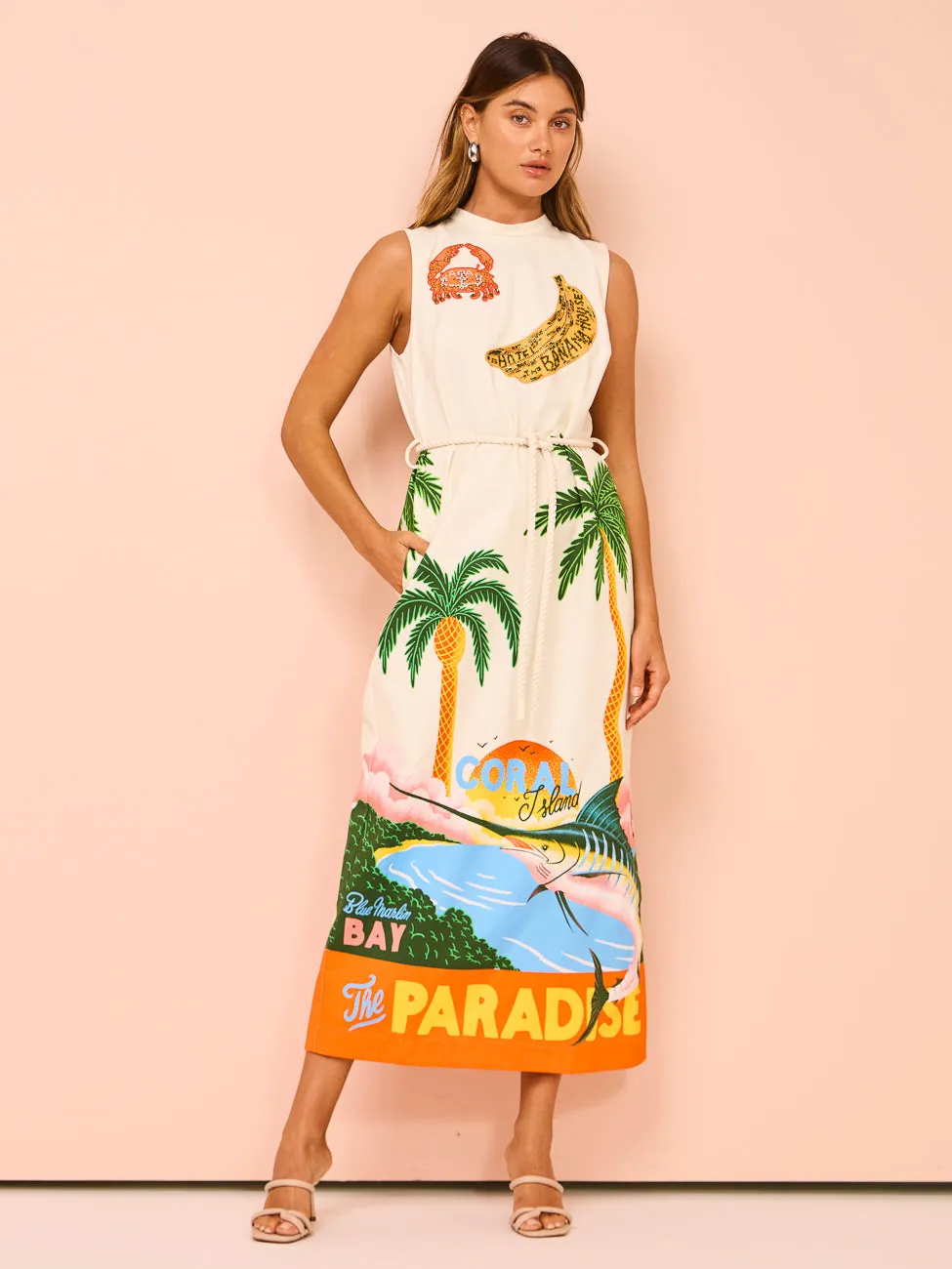Alemais Samaki Midi Dress in Multi