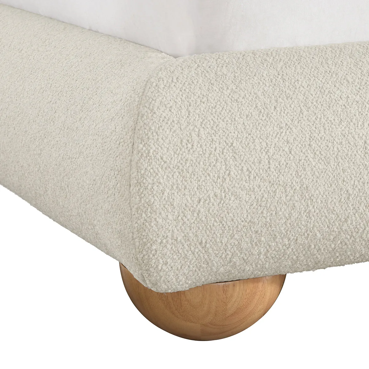 Amalfi Boucle King Bed (Sand)