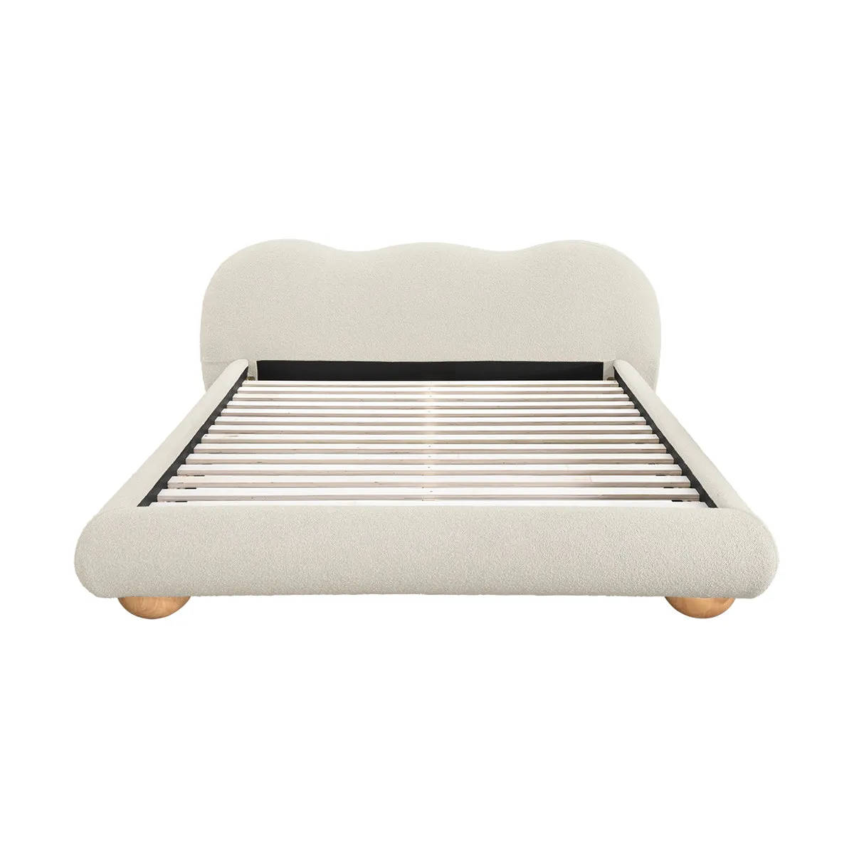 Amalfi Boucle King Bed (Sand)