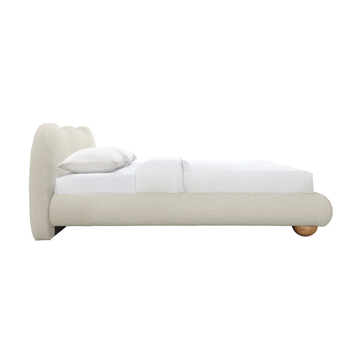 Amalfi Boucle King Bed (Sand)