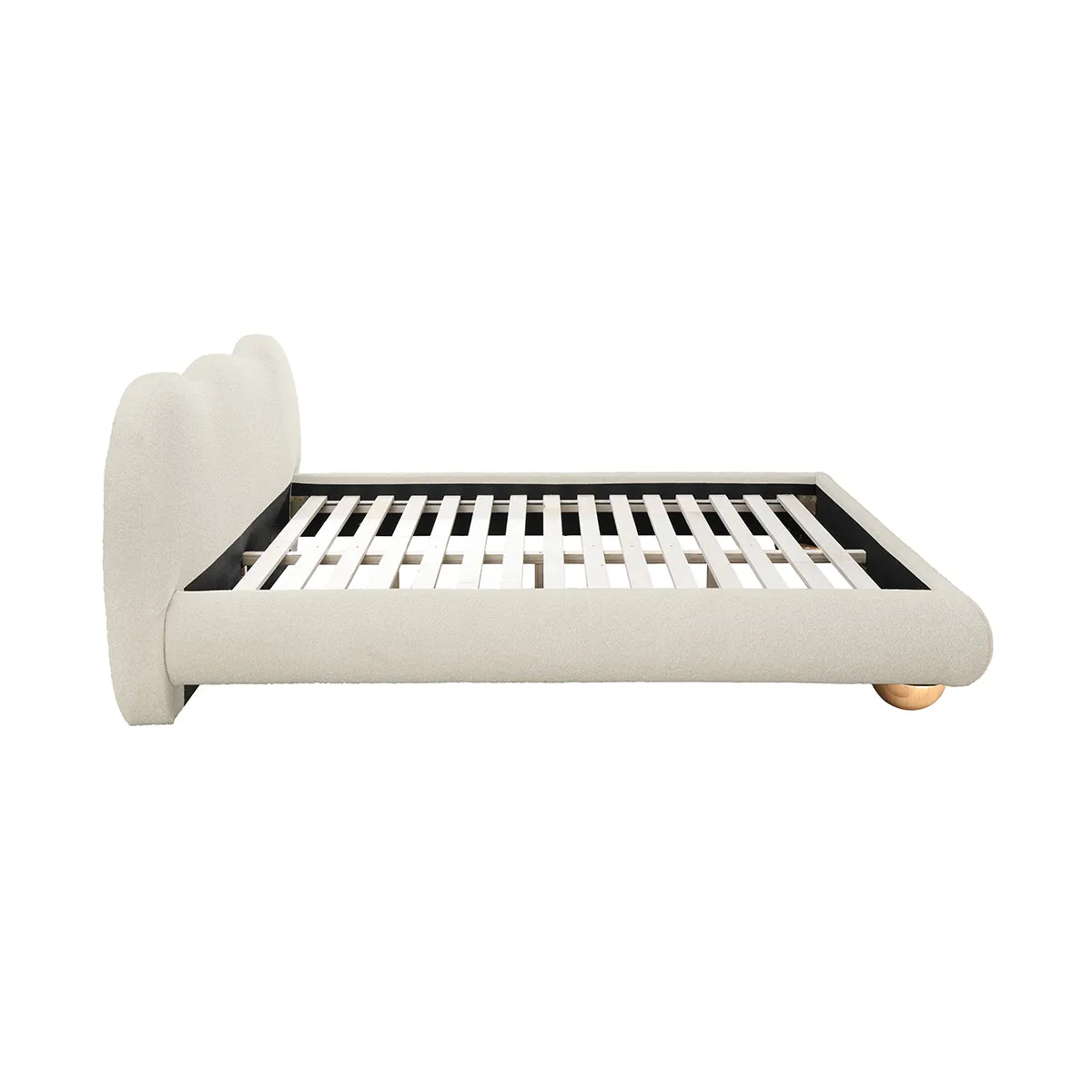 Amalfi Boucle King Bed (Sand)