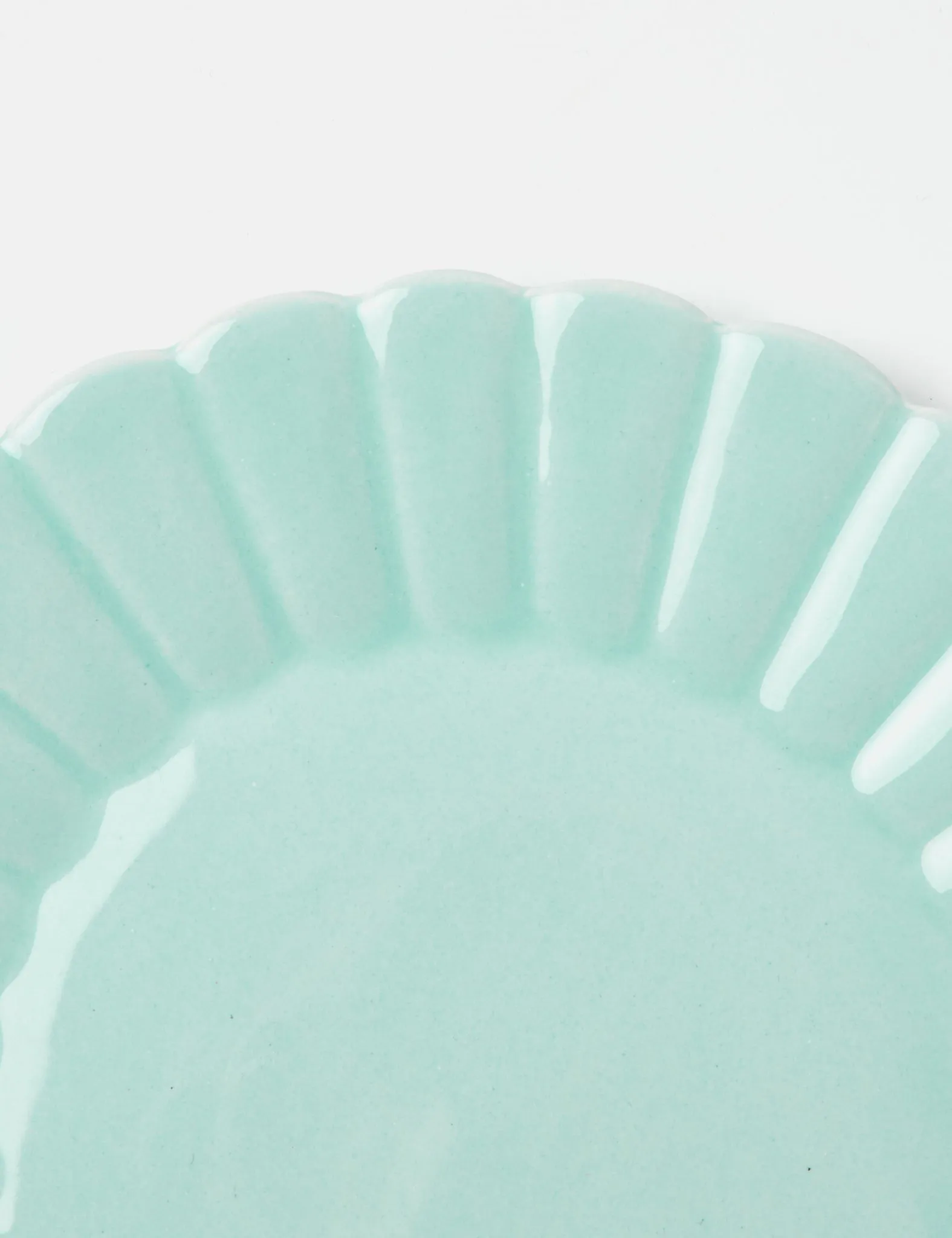 & Klevering Large Plate Scallop - Blue