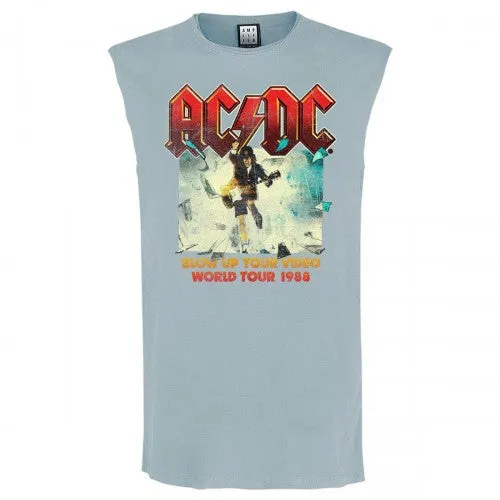 Amplified Mens Blow Up Your Video AC/DC Sleeveless Tank Top