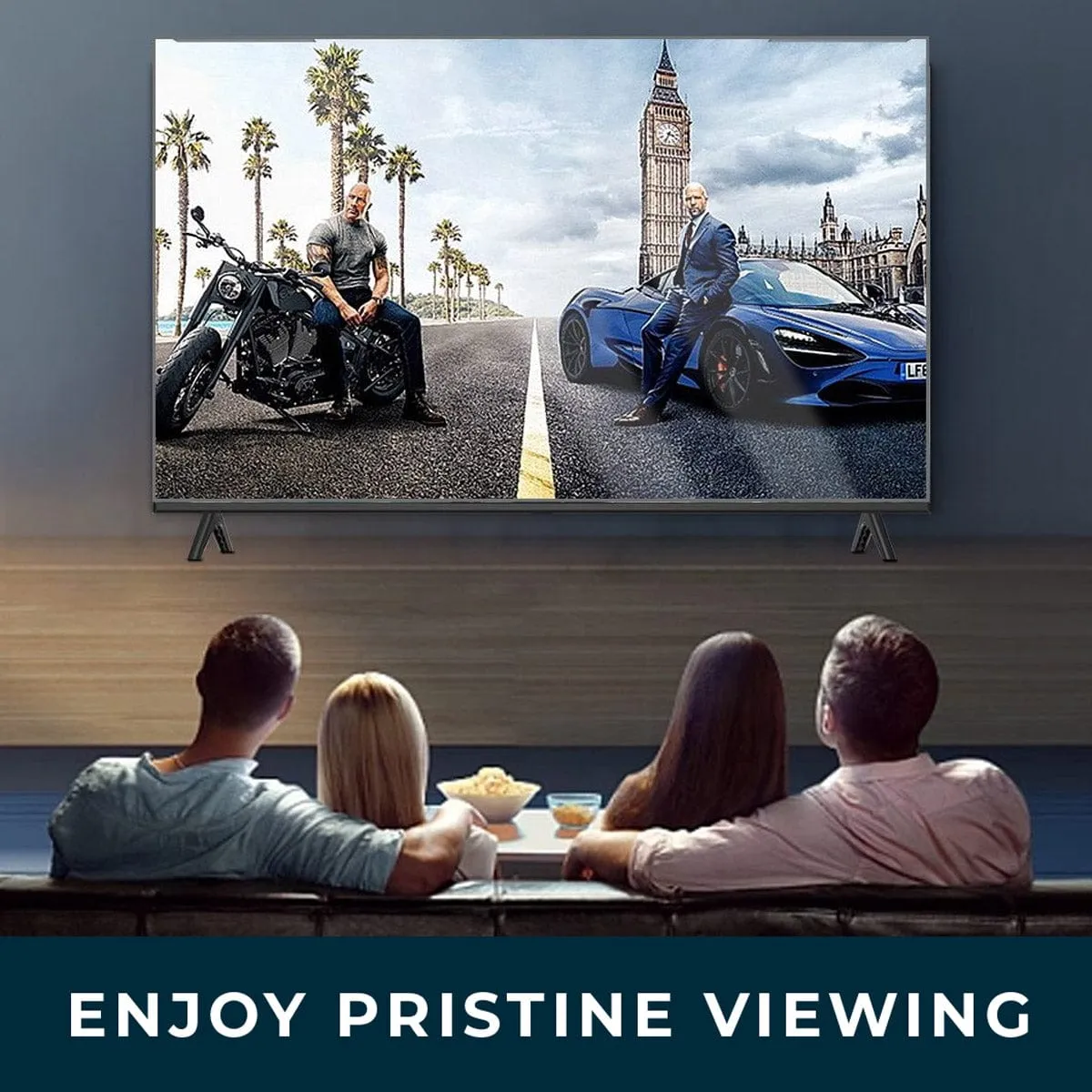 Anti-Blue Light TV Screen Protector - Most 50" TVs