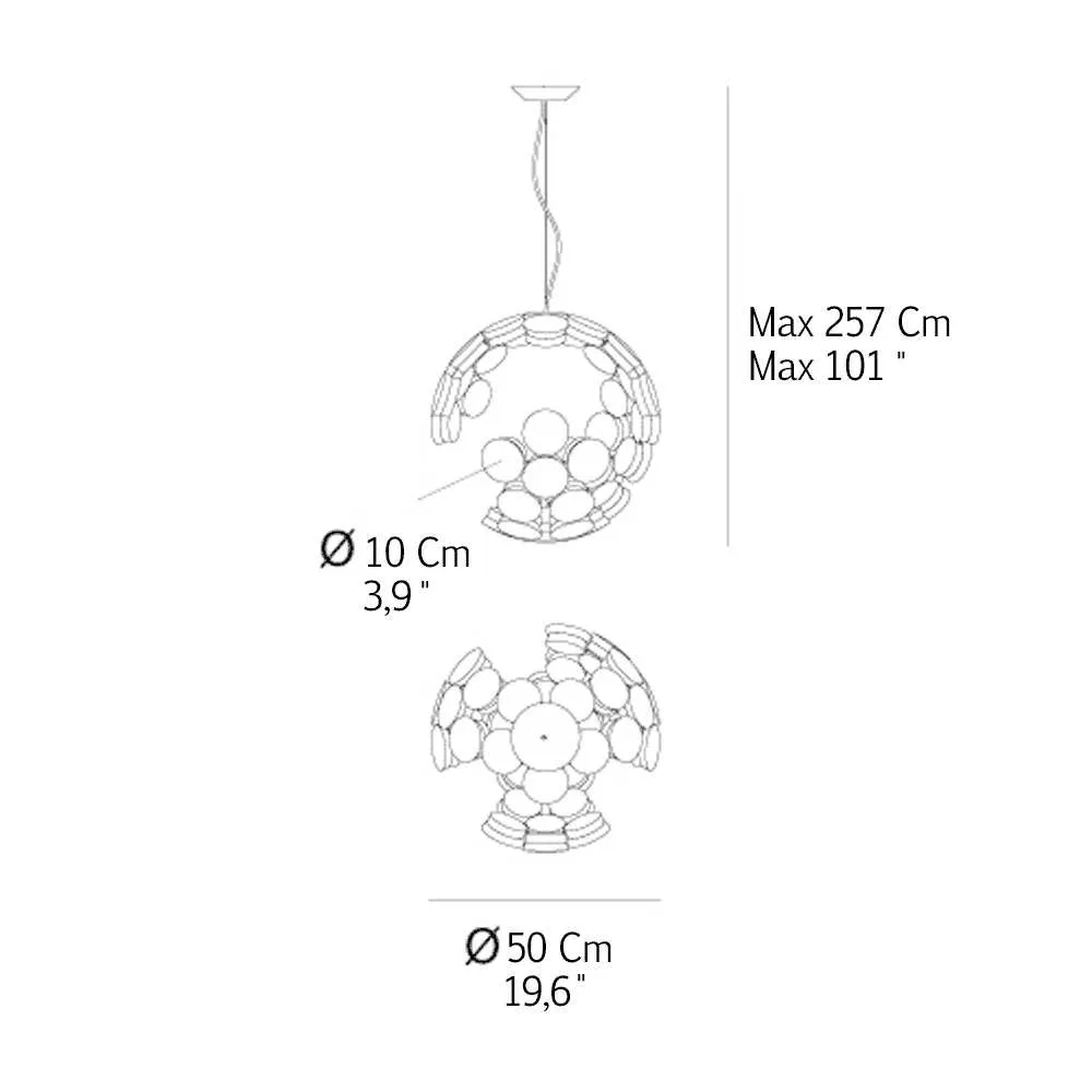 Artemide Scopas suspension lamp LED