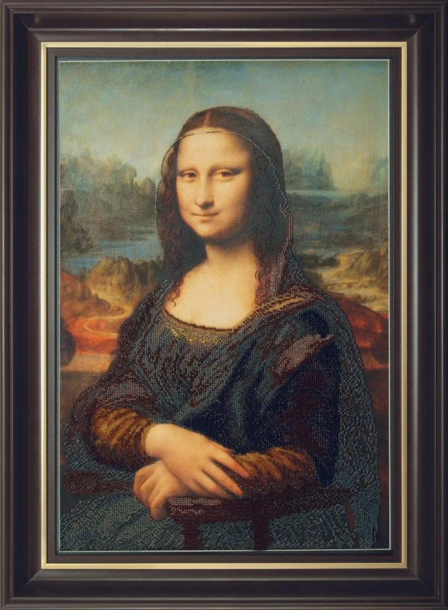 Beadwork kit B-730 "Mona Lisa", Bead Embroidery, Charivna Mit