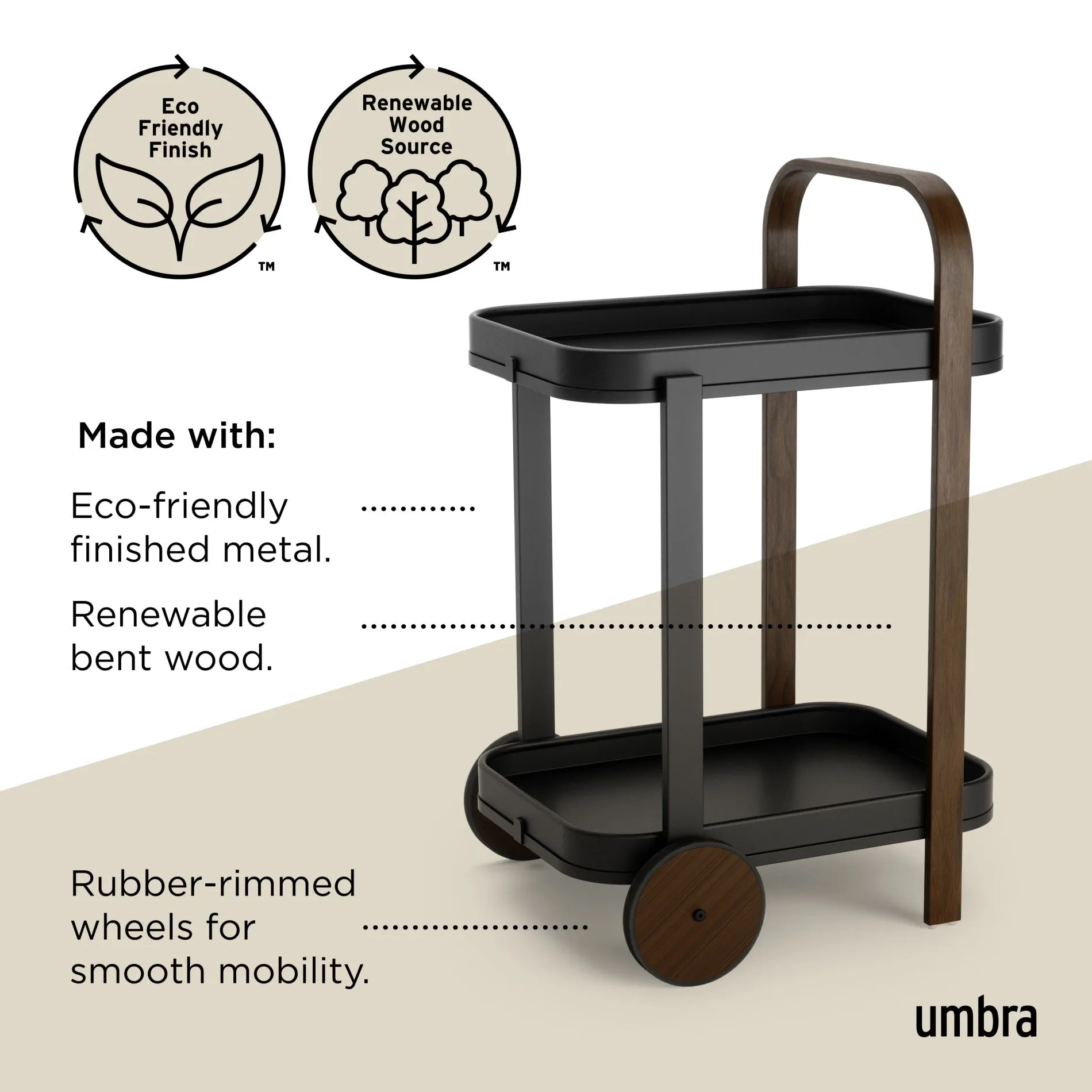 Bellwood Bar & Storage Cart