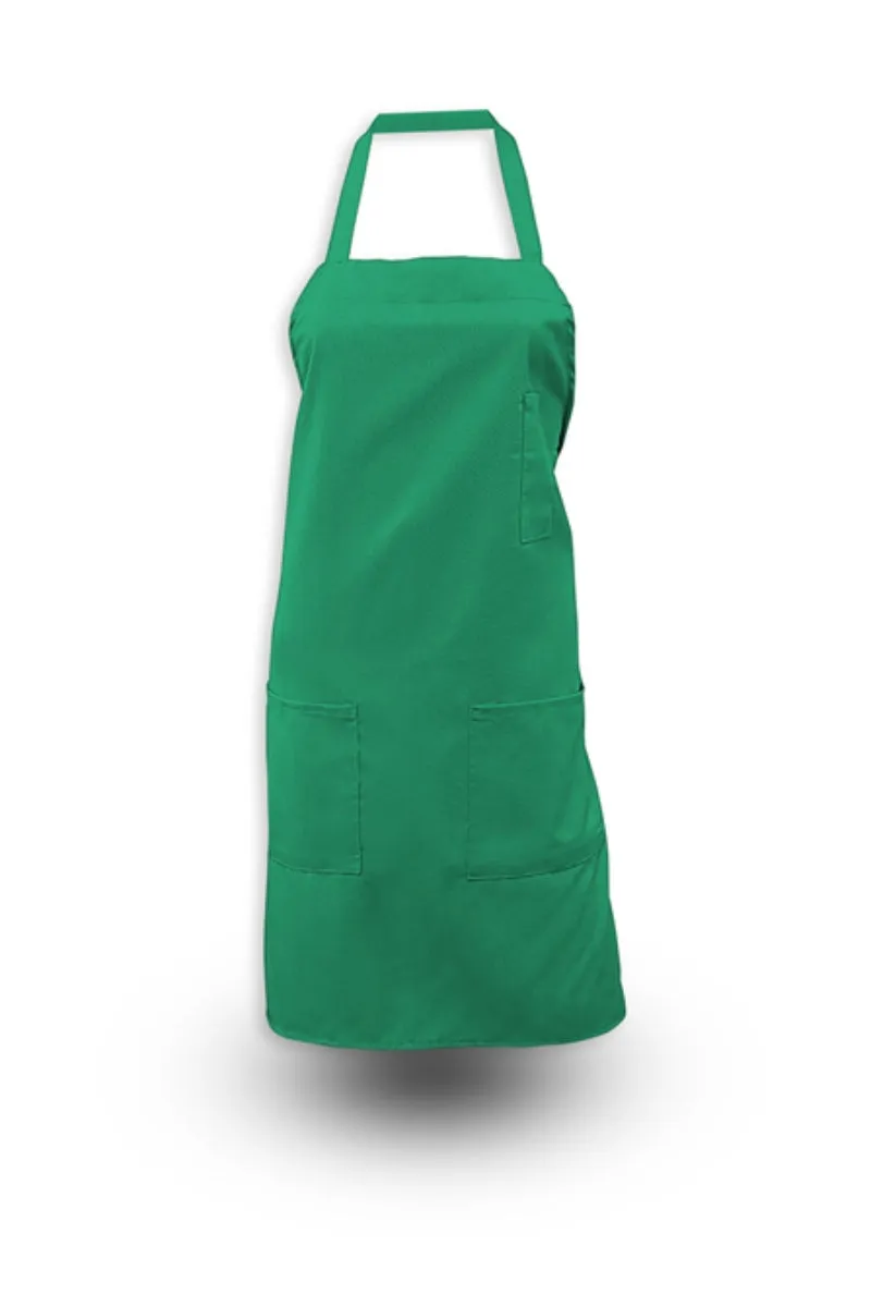 Bib Apron (3 Pockets)