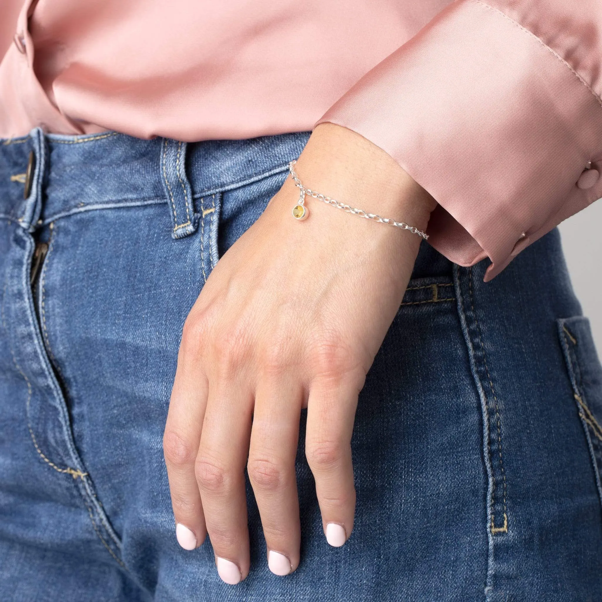 Birthstone Charm Bracelet