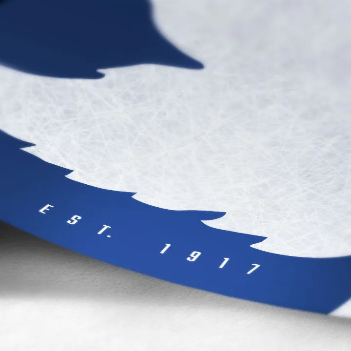 Blue and White
