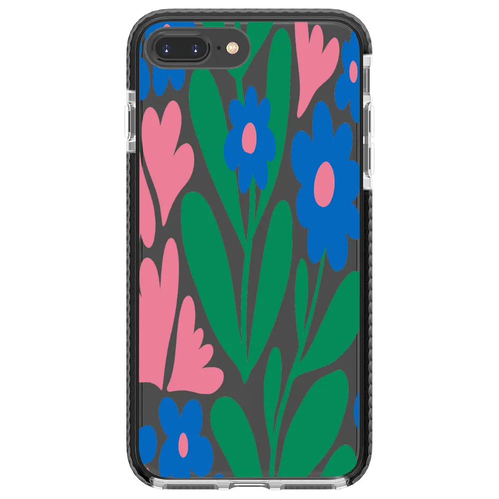 Blue Blossom Bouquet iPhone Case