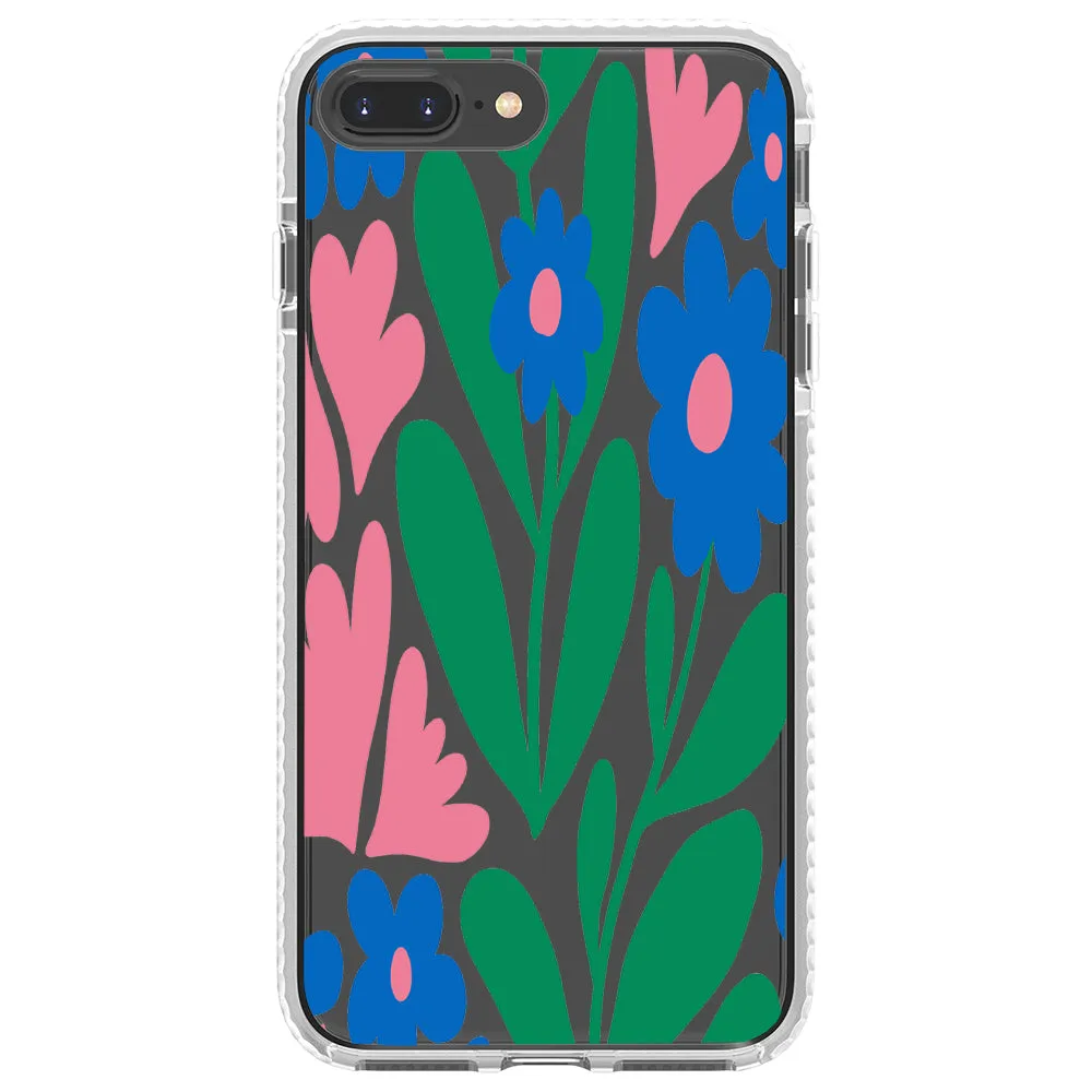 Blue Blossom Bouquet iPhone Case