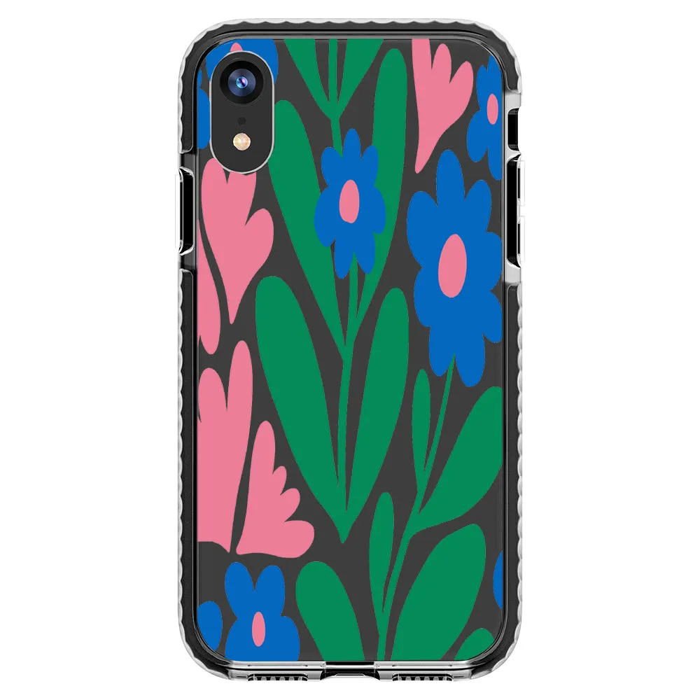 Blue Blossom Bouquet iPhone Case