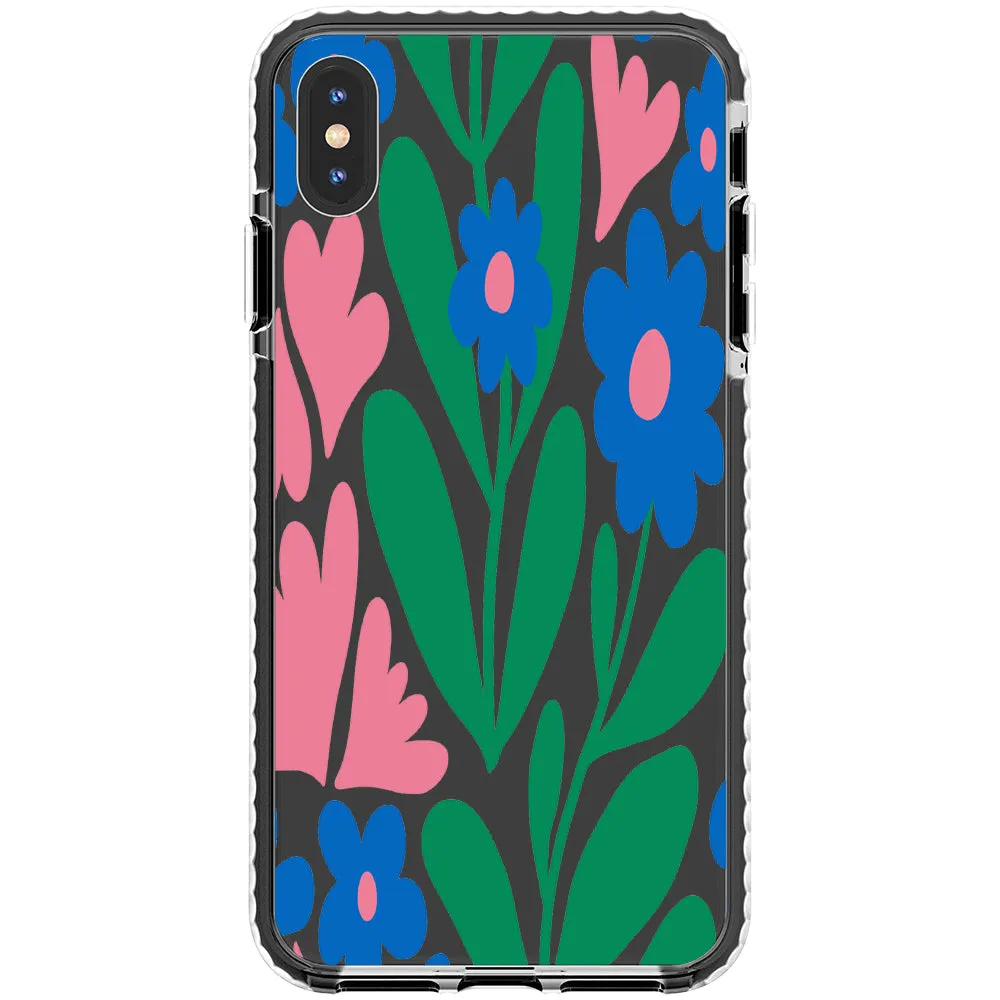 Blue Blossom Bouquet iPhone Case
