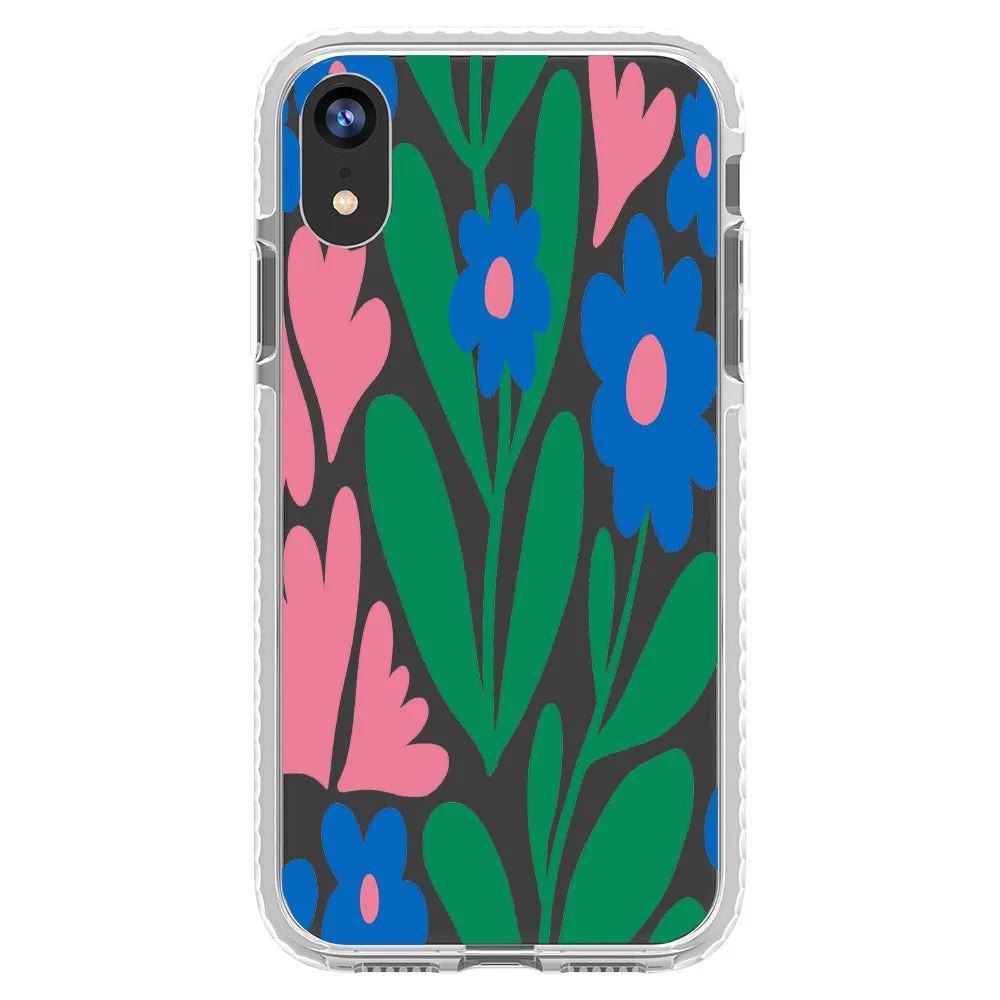 Blue Blossom Bouquet iPhone Case