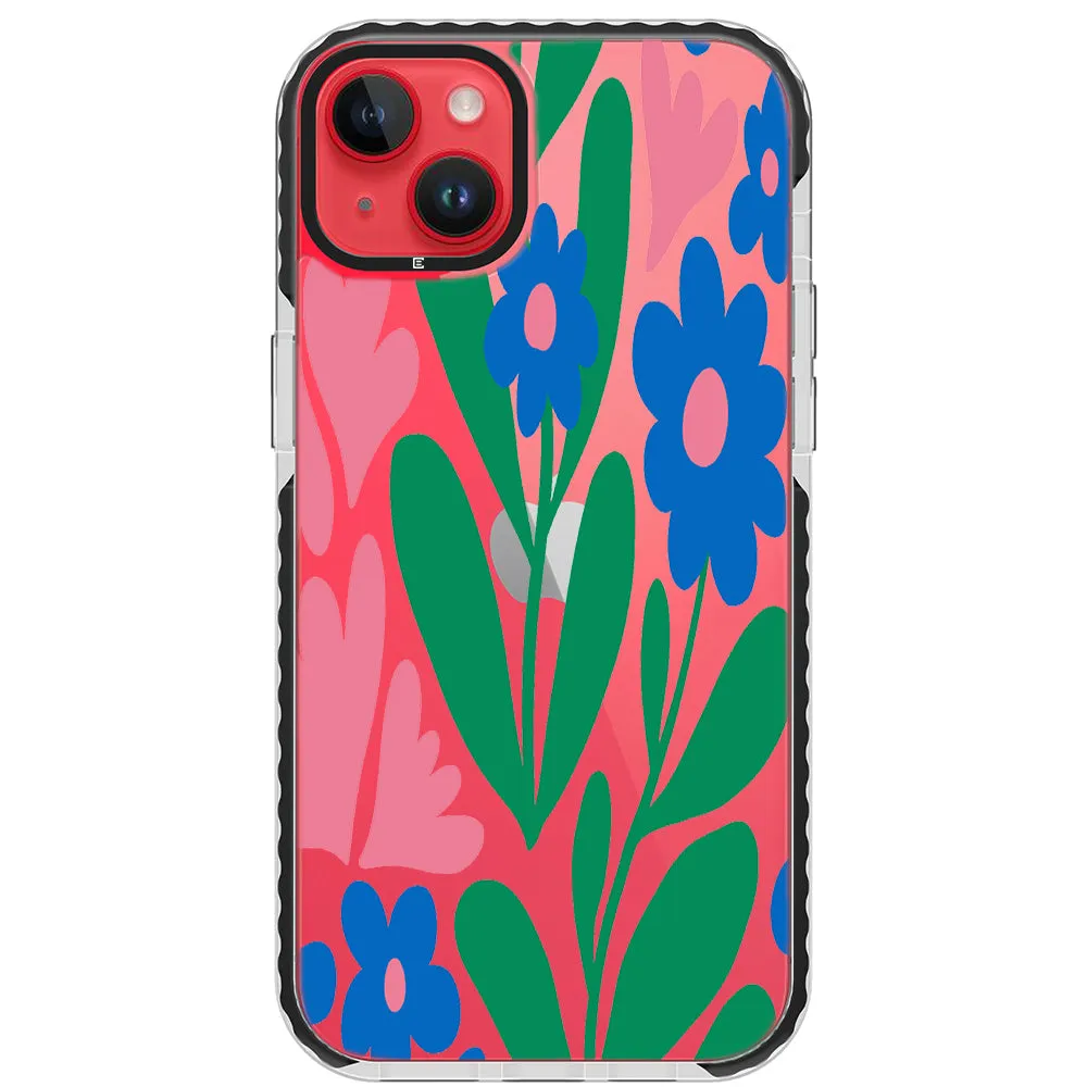 Blue Blossom Bouquet iPhone Case