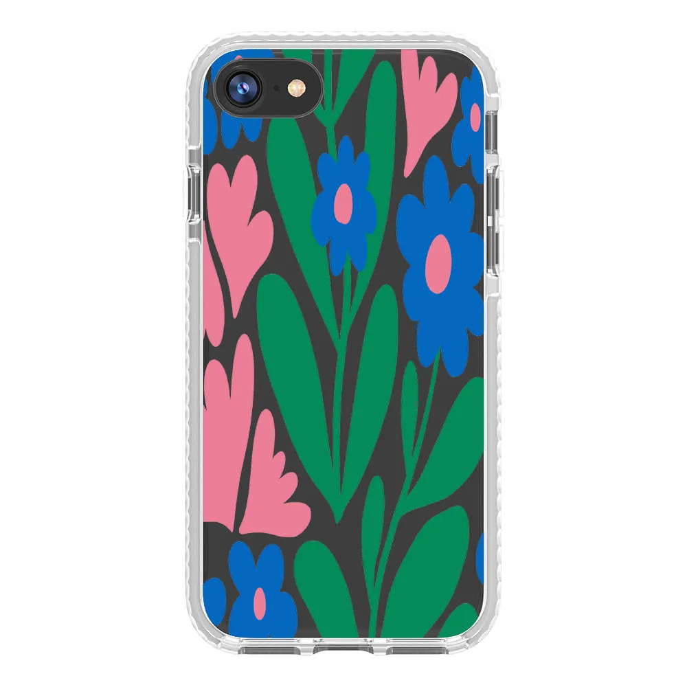 Blue Blossom Bouquet iPhone Case
