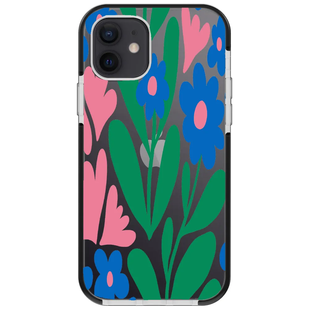 Blue Blossom Bouquet iPhone Case