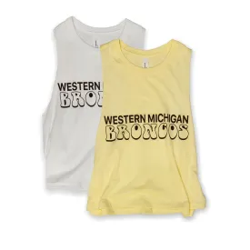 Broncos Retro Ladies Racerback Crop