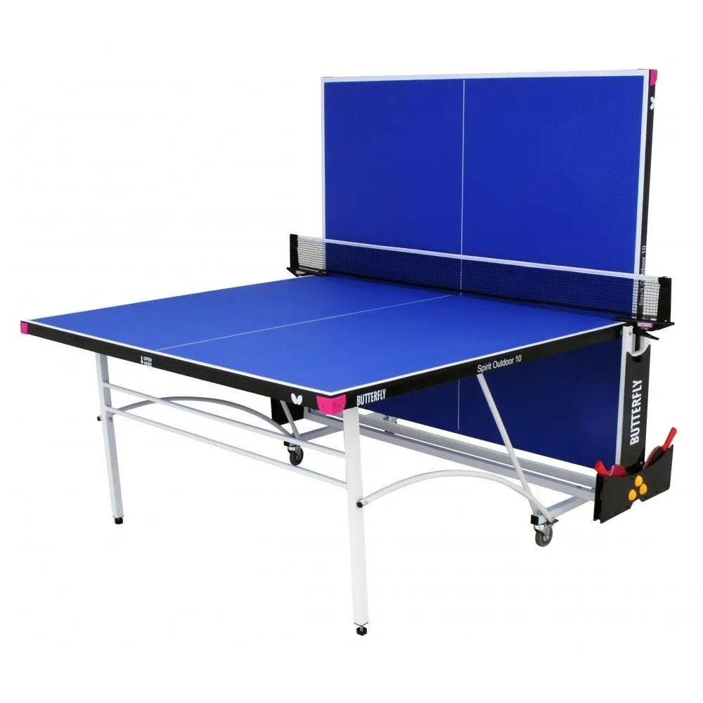 Butterfly Spirit 10 Rollaway Outdoor Table Tennis Table