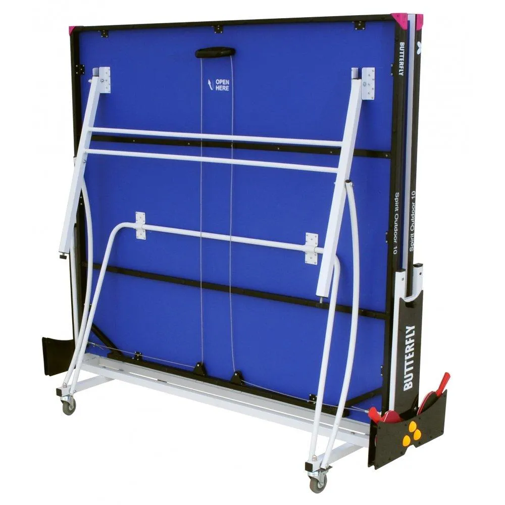 Butterfly Spirit 10 Rollaway Outdoor Table Tennis Table