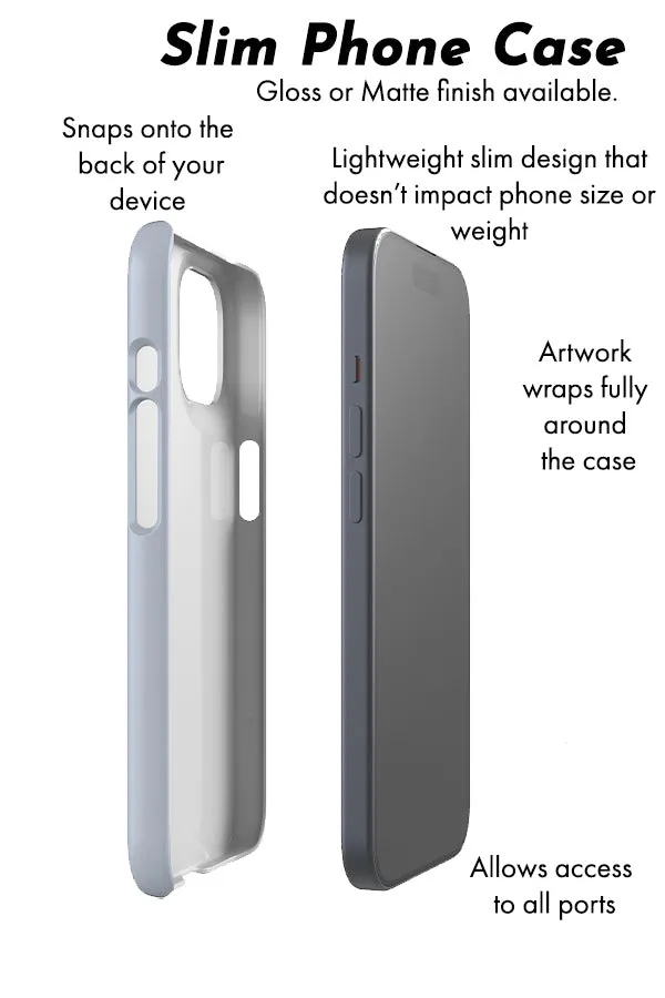 Checkered Phone Case (Grey Black)