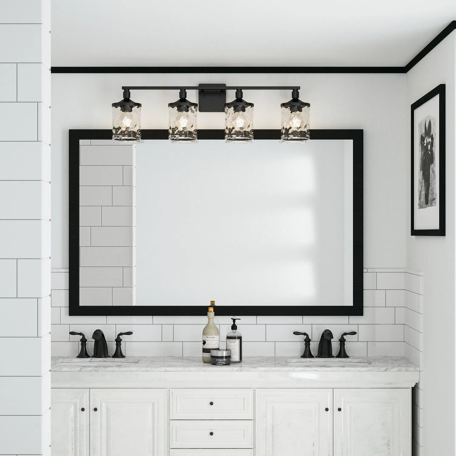 Colton Four Light Vanity Fixture