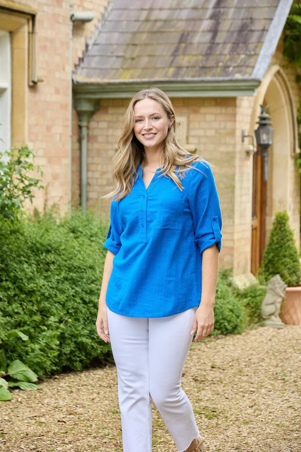 Cotton Slub Solid Colour Shirt
