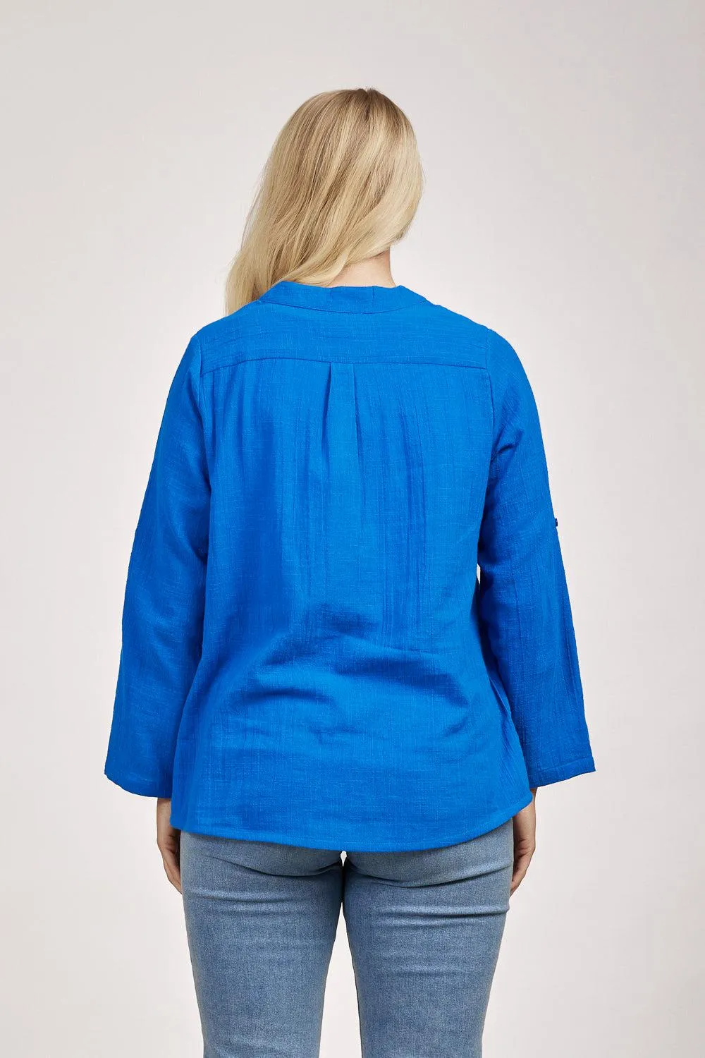 Cotton Slub Solid Colour Shirt