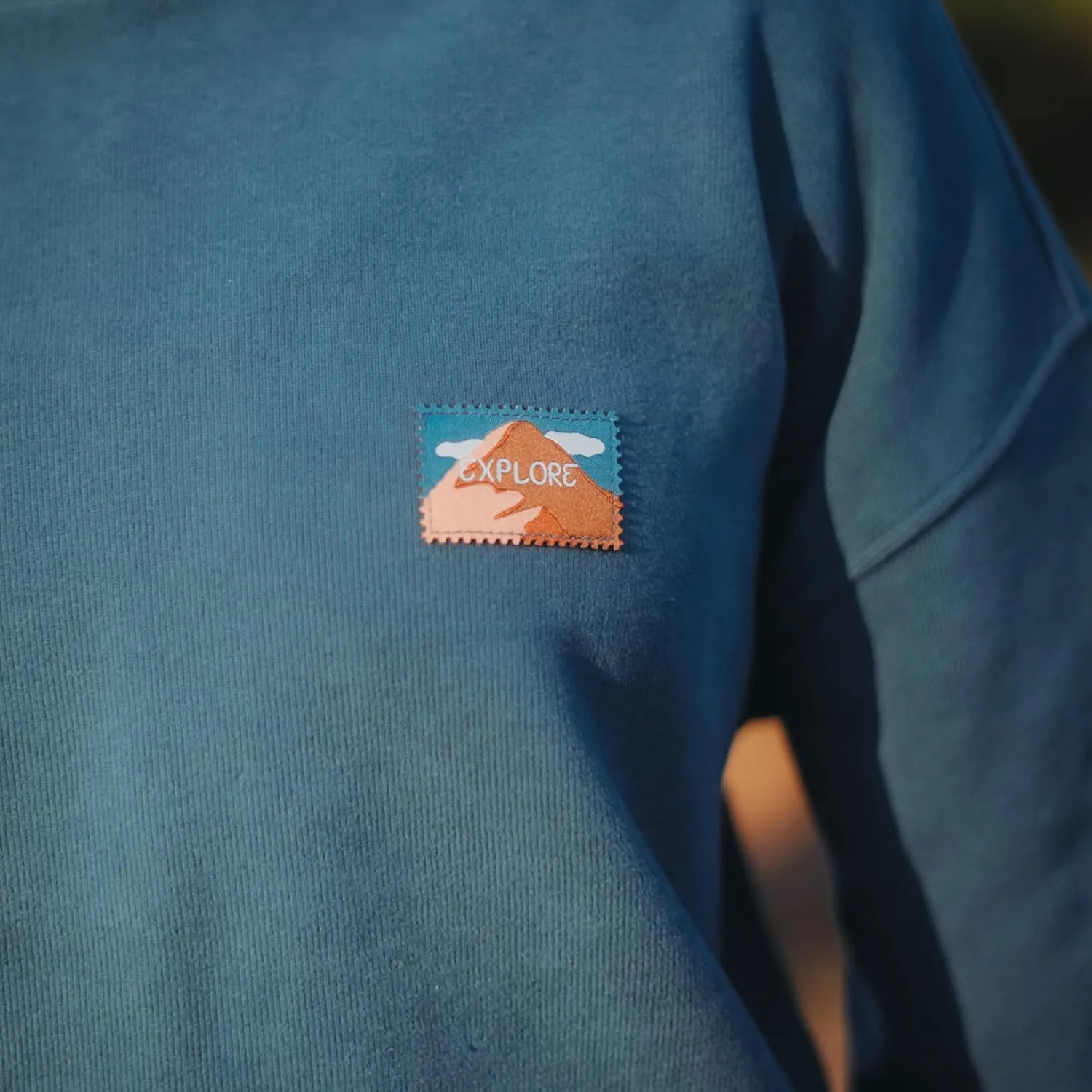 Cotton Unisex Sweatshirt, Soft Fabric, Hoodless Sweatshirt