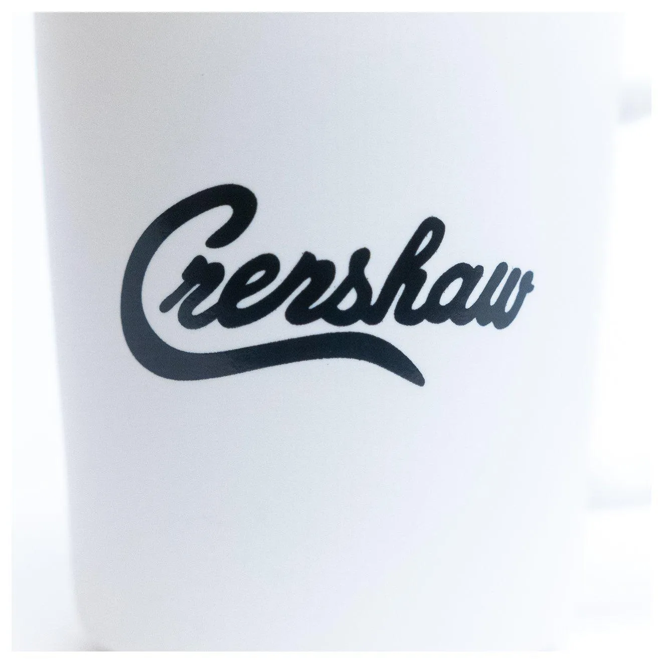 Crenshaw Mug - White/Black