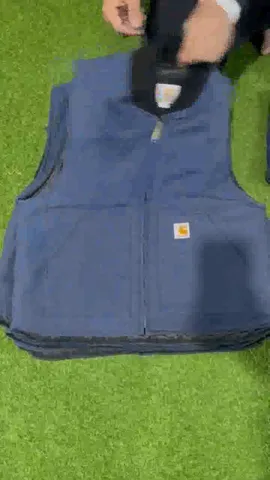 Custom handpick Black and Neavy blue carhartt rework vest black size 50M 50L 25XL Neavy blue 50M 50L 25XL