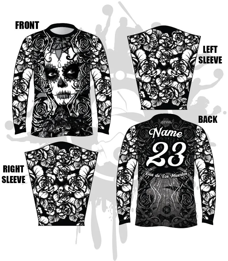 Día de los Muertos Long Sleeve Jersey