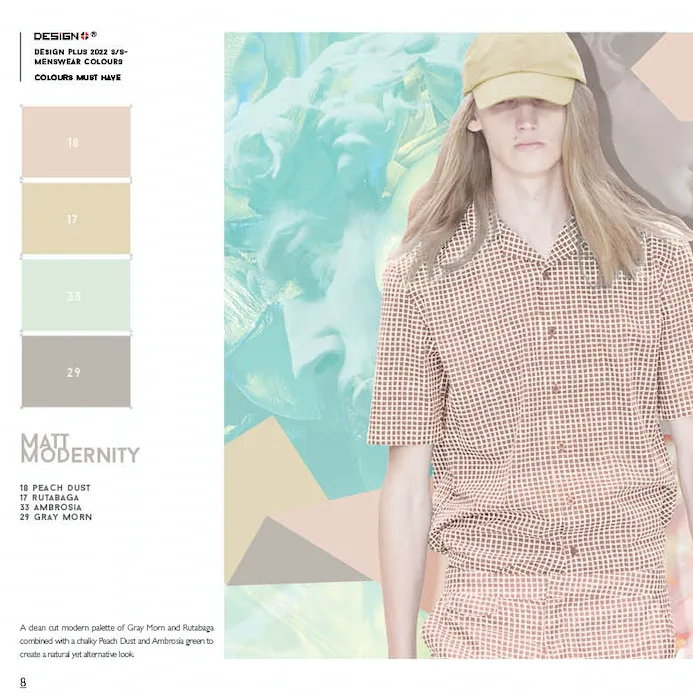DESIGN PLUS MENSWEAR COLOURS SS2022