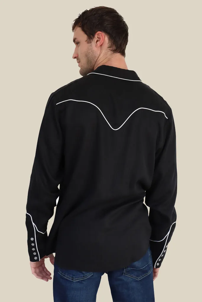 Double Eagle Men's Shirt Black