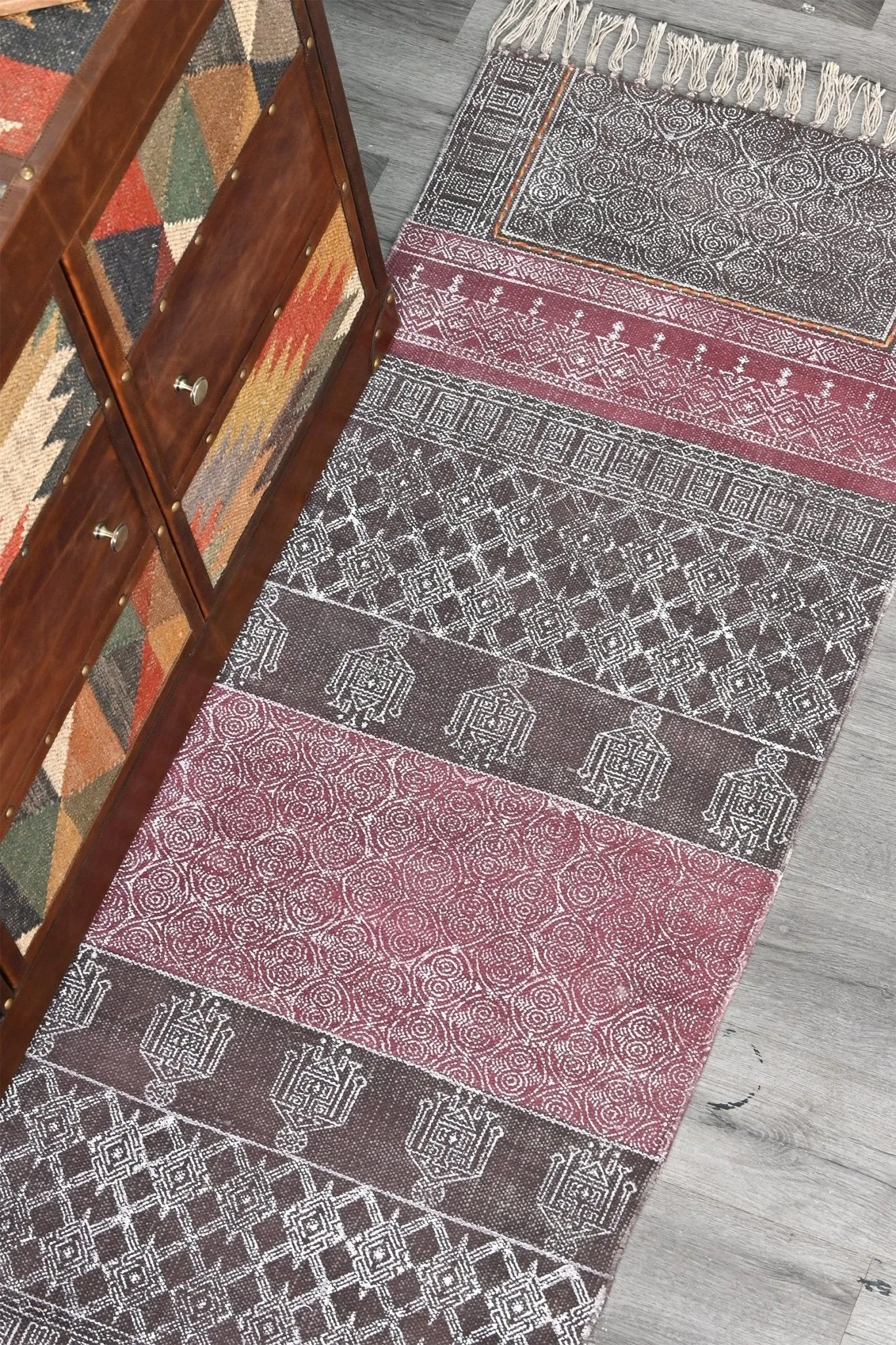 ERICA - BLOCK PRINTED FLOOR RUNNER