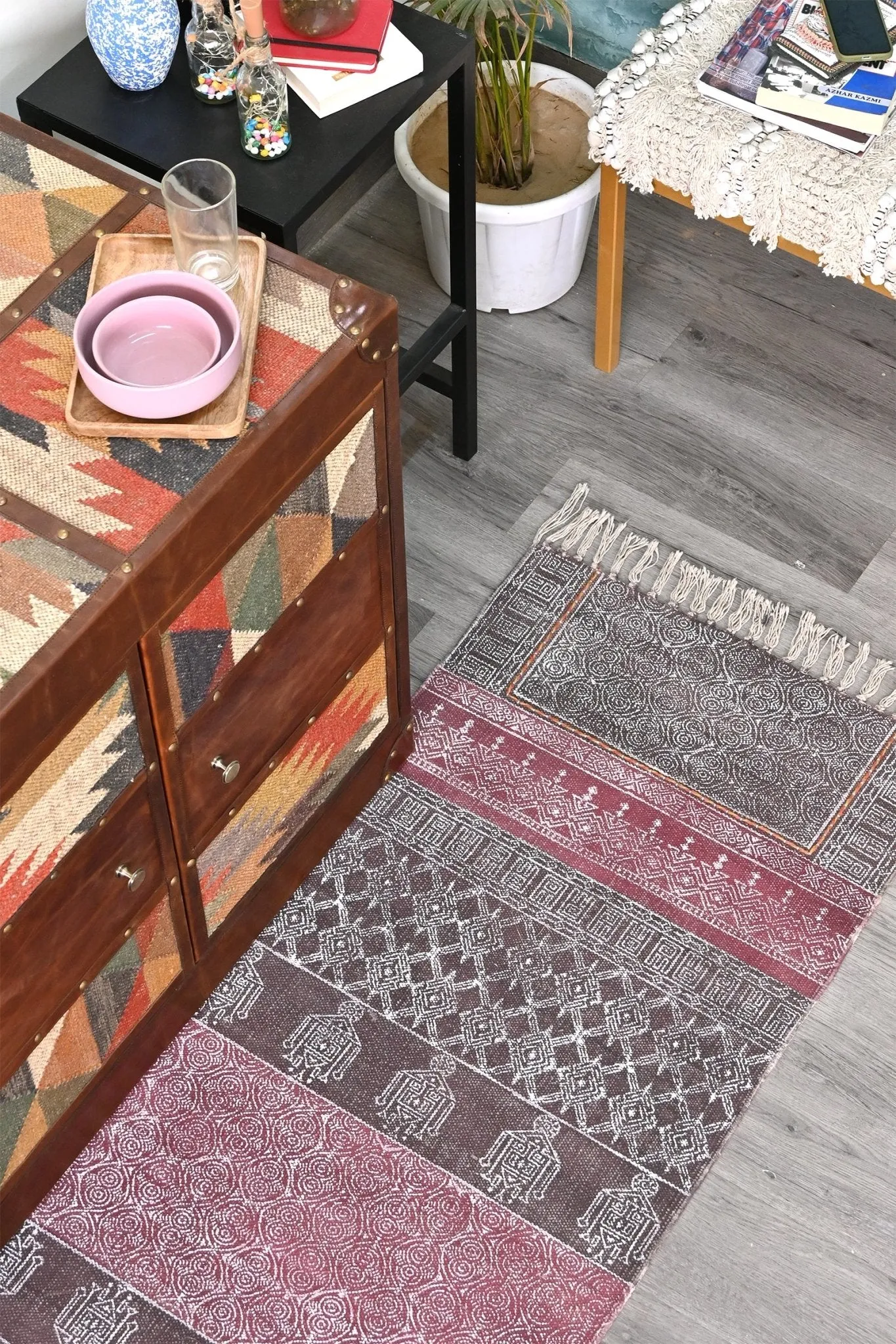 ERICA - BLOCK PRINTED FLOOR RUNNER
