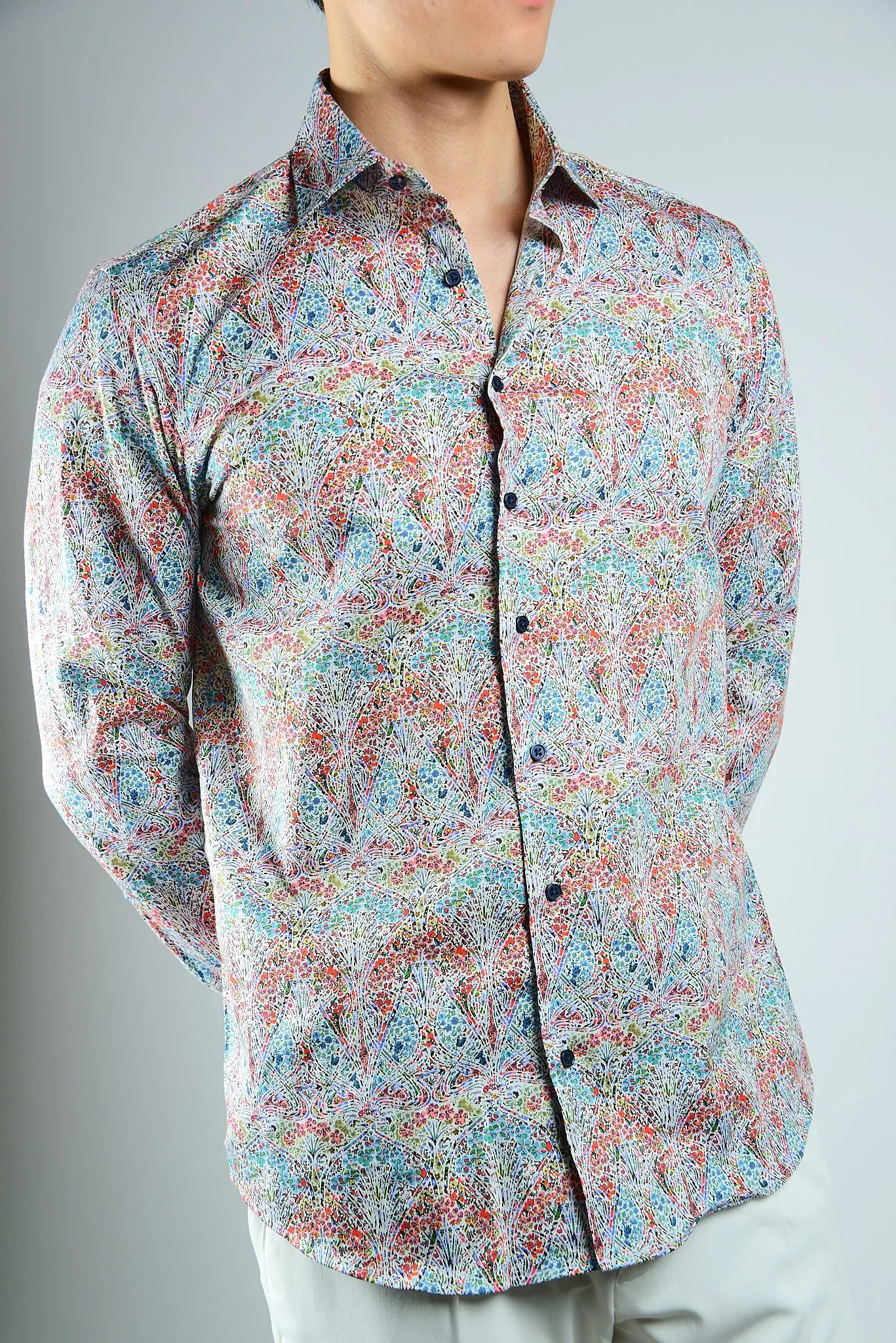EURO SATEEN LS SPORT SHIRT
