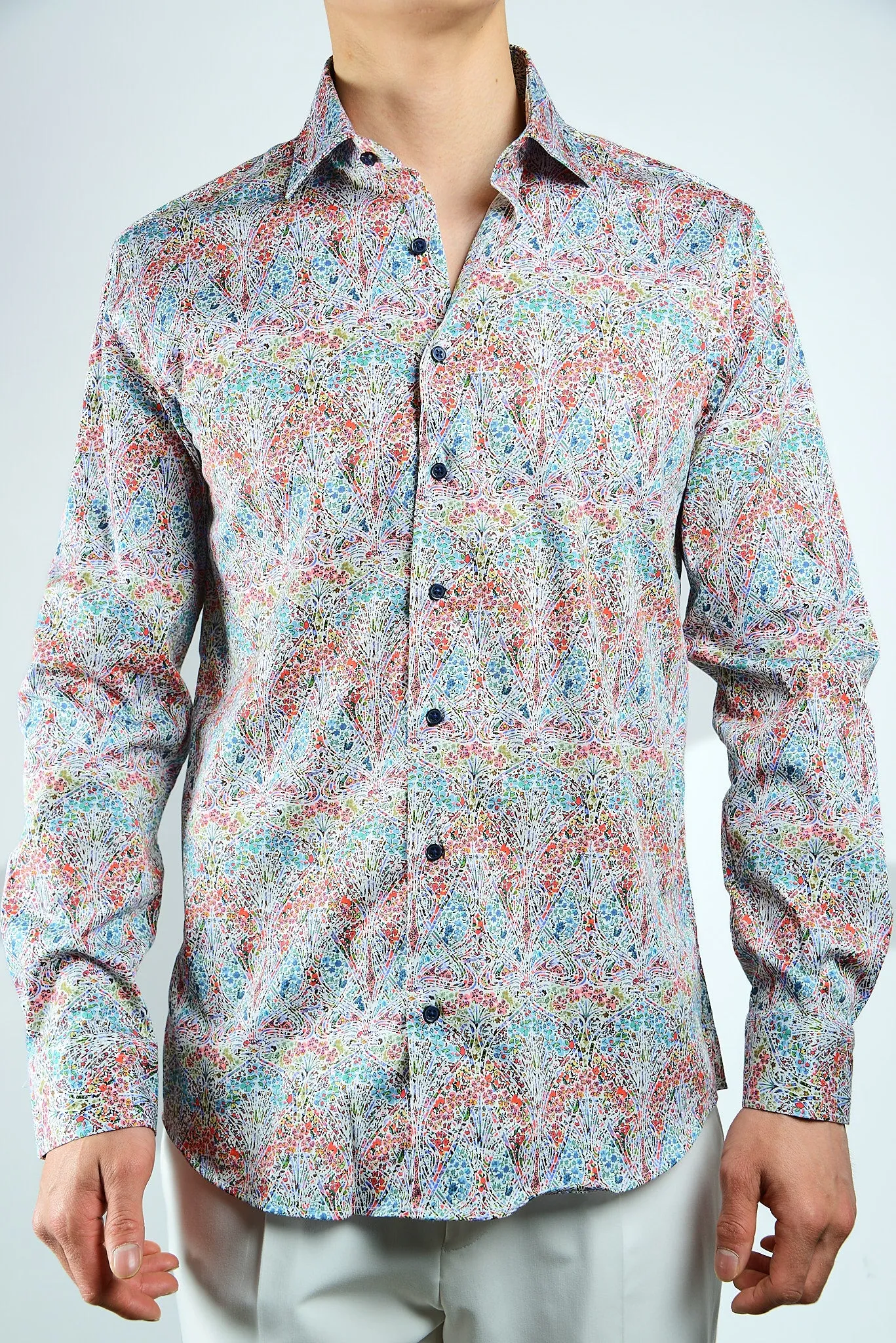 EURO SATEEN LS SPORT SHIRT