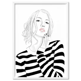 Fashion Illustration | Madison - Art Print by Vanessa
