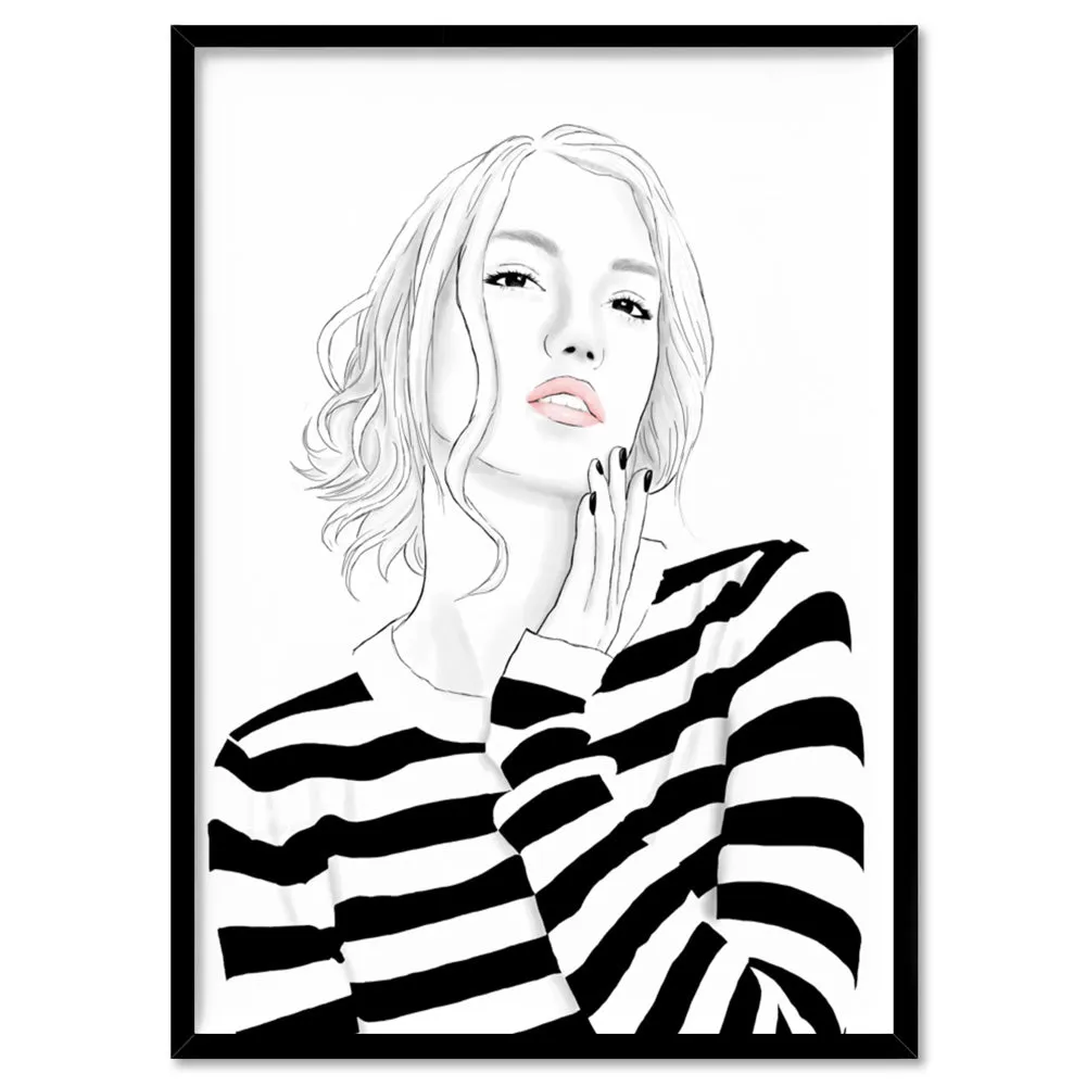Fashion Illustration | Madison - Art Print by Vanessa