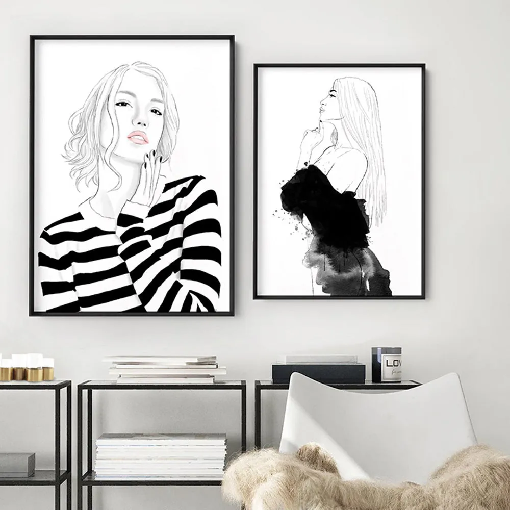 Fashion Illustration | Madison - Art Print by Vanessa