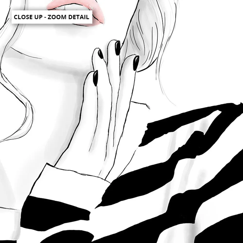 Fashion Illustration | Madison - Art Print by Vanessa