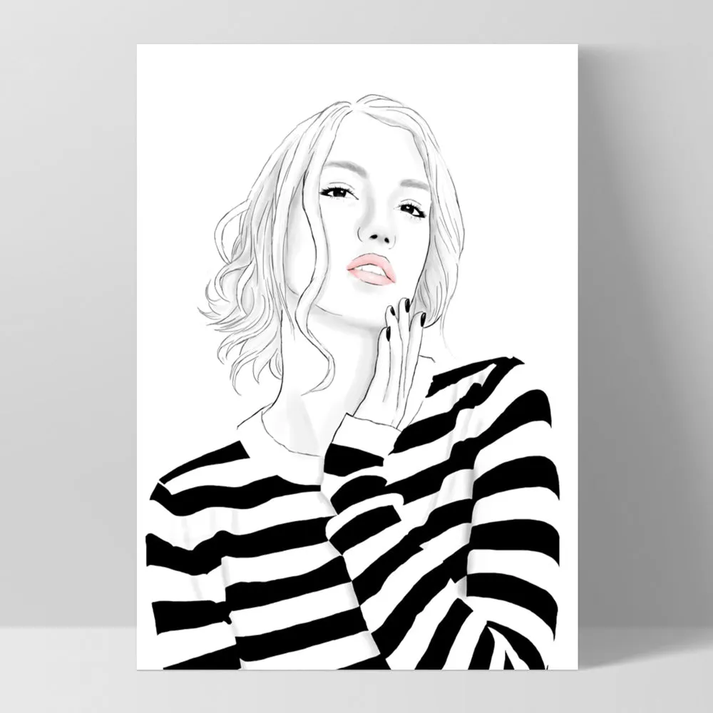 Fashion Illustration | Madison - Art Print by Vanessa