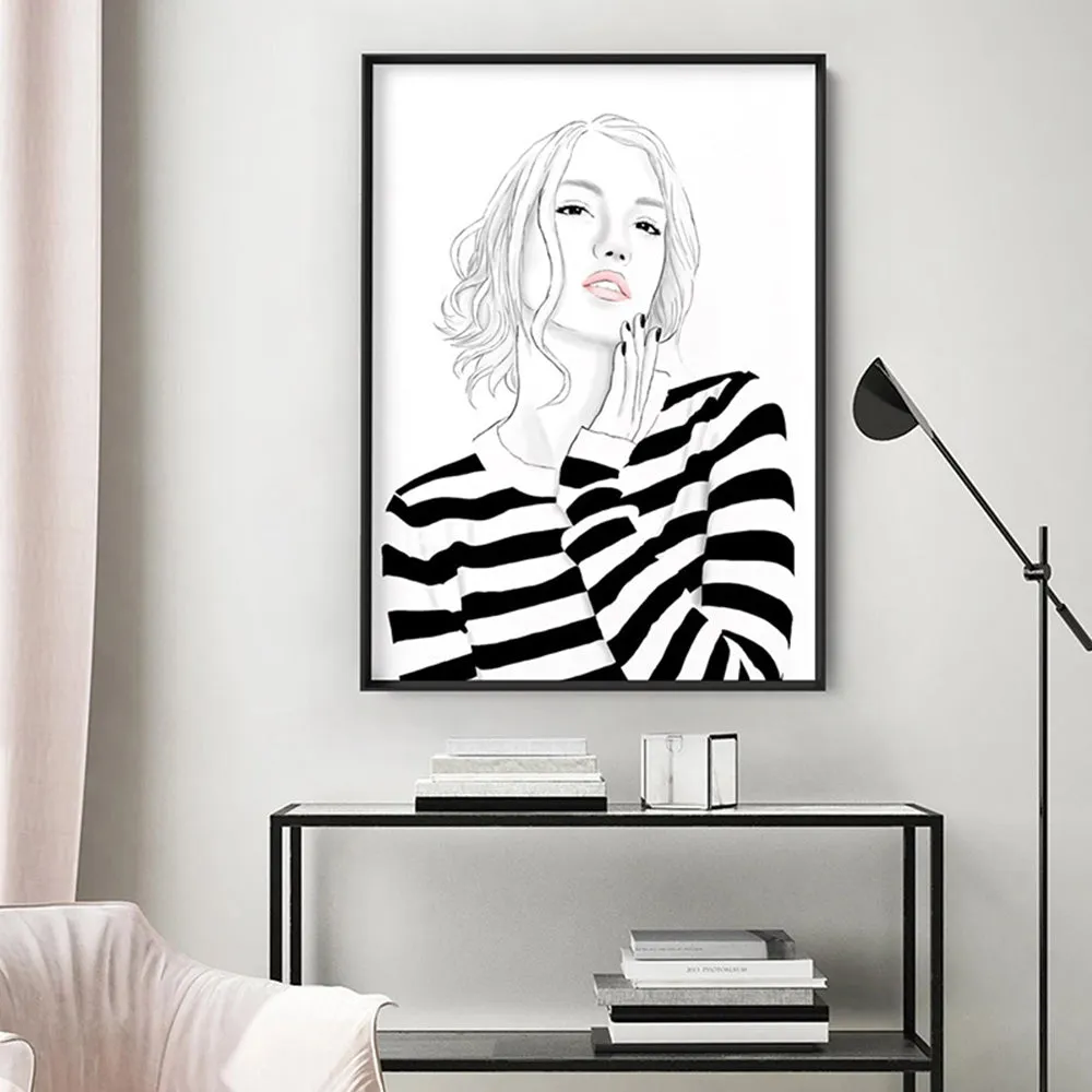Fashion Illustration | Madison - Art Print by Vanessa