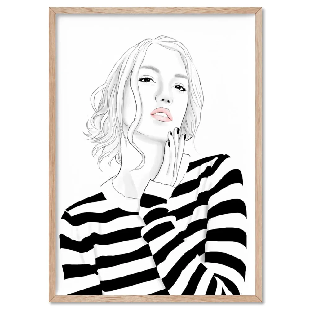 Fashion Illustration | Madison - Art Print by Vanessa