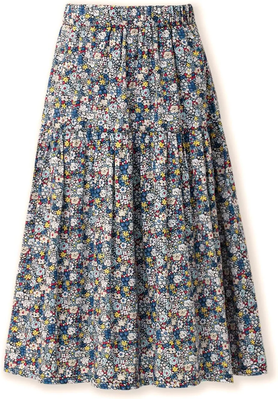 Floral Long Skirt for Girls Toddler & Kids & Teens II Girl's A-Line Maxi Skirts